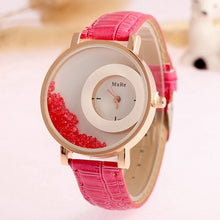 Load image into Gallery viewer, New Top Luxury Brand Leather Quartz Watch Women Ladies Fashion Bracelet Rhinestone Wristwatches Clock female relogio feminino