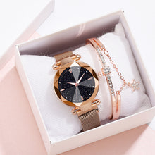 Load image into Gallery viewer, Starry Sky Luxury Women Watches And Bracelet Elegant Ladies Watches Women's Quartz Wristwatch Young Girl Watchproof Reloj Mujer