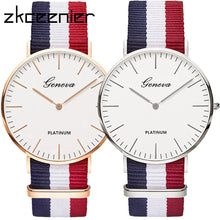 Load image into Gallery viewer, Hot Luxury Brand Nylon Fashion Women Bracelet Quartz Watch Men Ladies Wrist Watch Wristwatches Clock Relojes Mujer Relogio