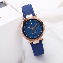 Load image into Gallery viewer, Fashion Brand Watch Women Romantic Starry Sky Wrist Watch Casual Korean Rhinestone Rose Gold Quartz Watch Steel Mesh Belt WatchD