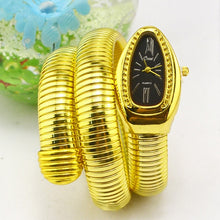 Load image into Gallery viewer, Cool Snake Bangle Watches Women Fashion Infinity Bracelet Watch Vogue Girls Brand Quartz Clock Religios Reloj Montre femme
