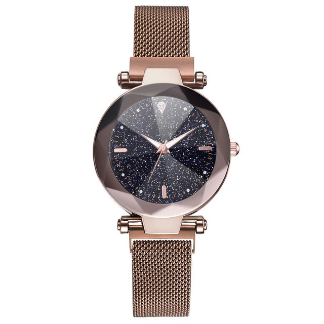 Starry Sky Luxury Women Watches And Bracelet Elegant Ladies Watches Women's Quartz Wristwatch Young Girl Watchproof Reloj Mujer