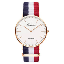 Load image into Gallery viewer, Hot Luxury Brand Nylon Fashion Women Bracelet Quartz Watch Men Ladies Wrist Watch Wristwatches Clock Relojes Mujer Relogio

