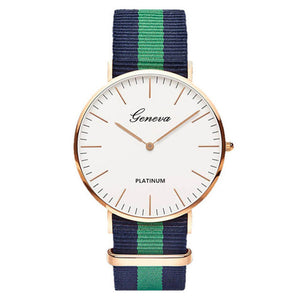 Hot Luxury Brand Nylon Fashion Women Bracelet Quartz Watch Men Ladies Wrist Watch Wristwatches Clock Relojes Mujer Relogio