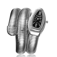Load image into Gallery viewer, Cool Snake Bangle Watches Women Fashion Infinity Bracelet Watch Vogue Girls Brand Quartz Clock Religios Reloj Montre femme
